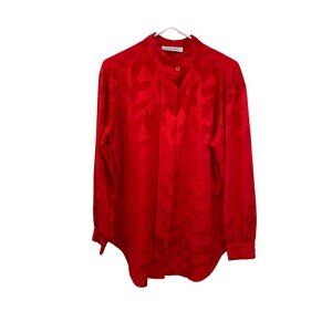 Vintage Lady Arrow Blouse Womens L? Used Red